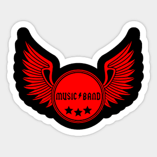 Music wing Sticker